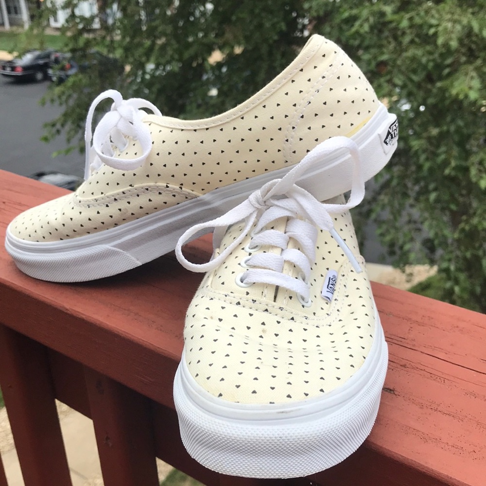 Vans Cream Shoes